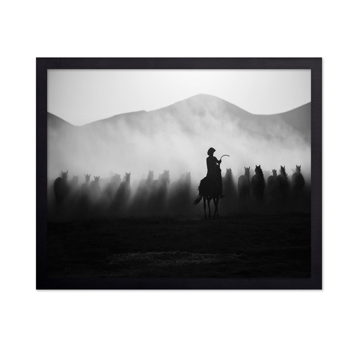 Cowboy Herd Silhouette