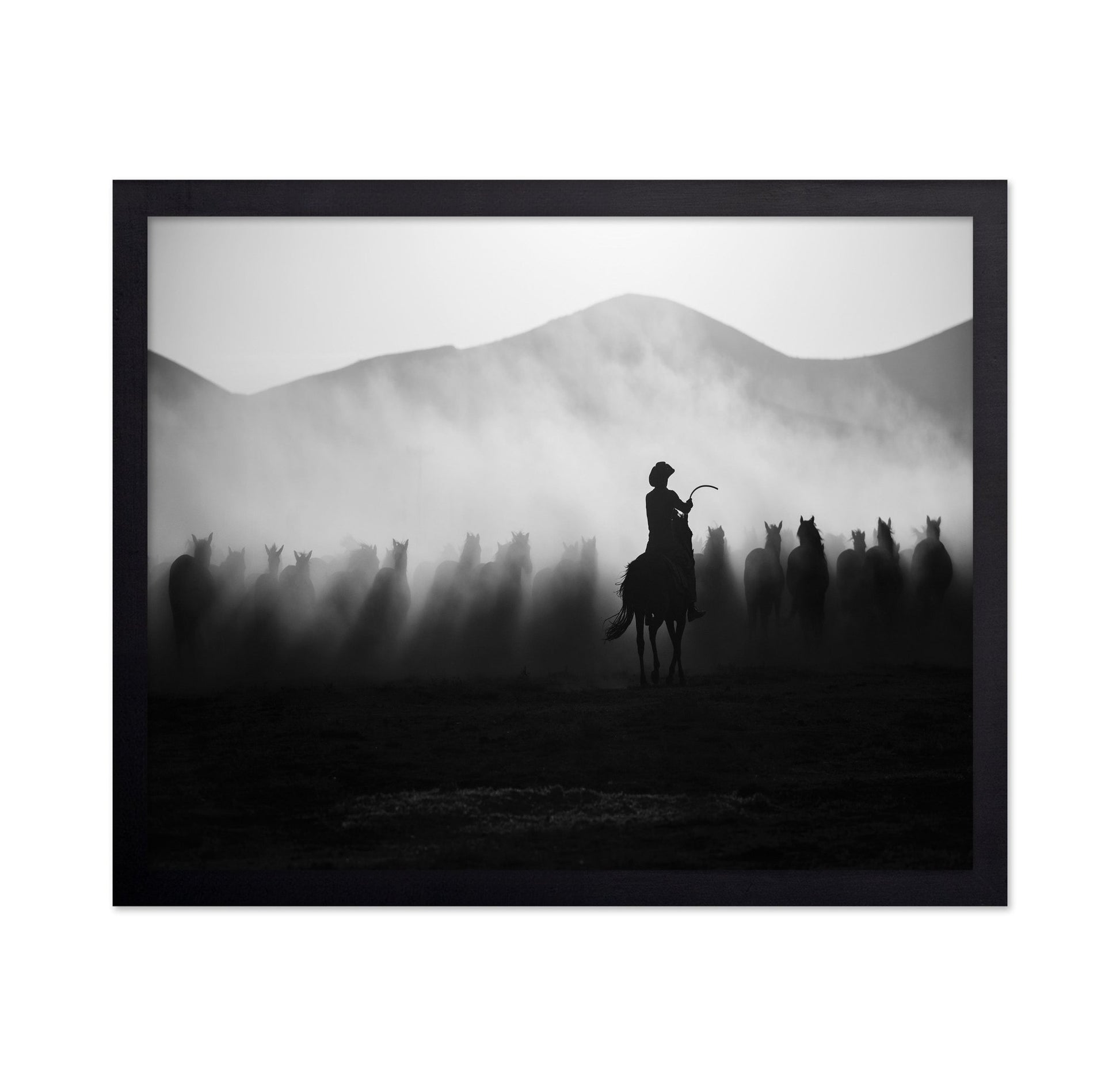 Cowboy Herd Silhouette