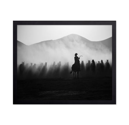 Cowboy Herd Silhouette