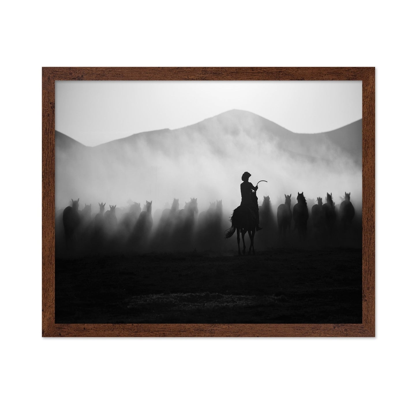 Cowboy Herd Silhouette