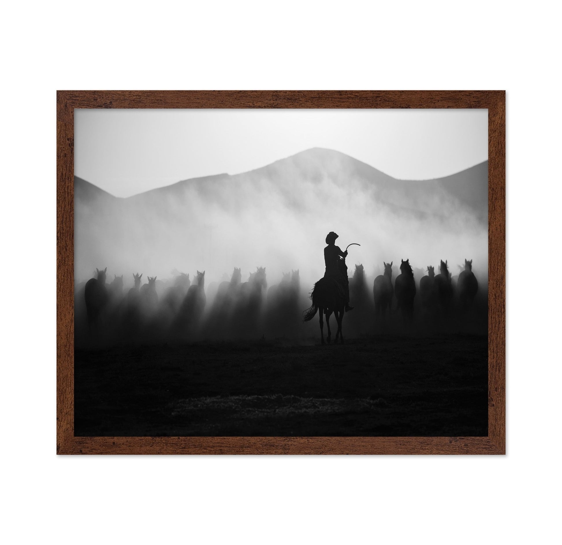 Cowboy Herd Silhouette