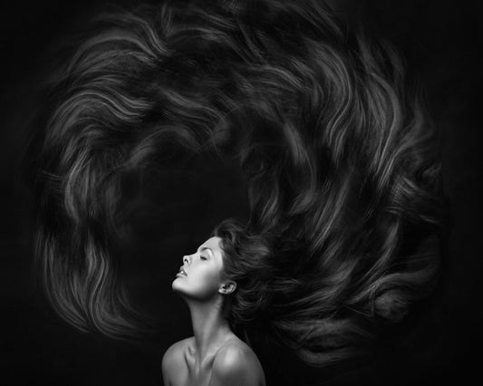 Flowing Hair Portrait