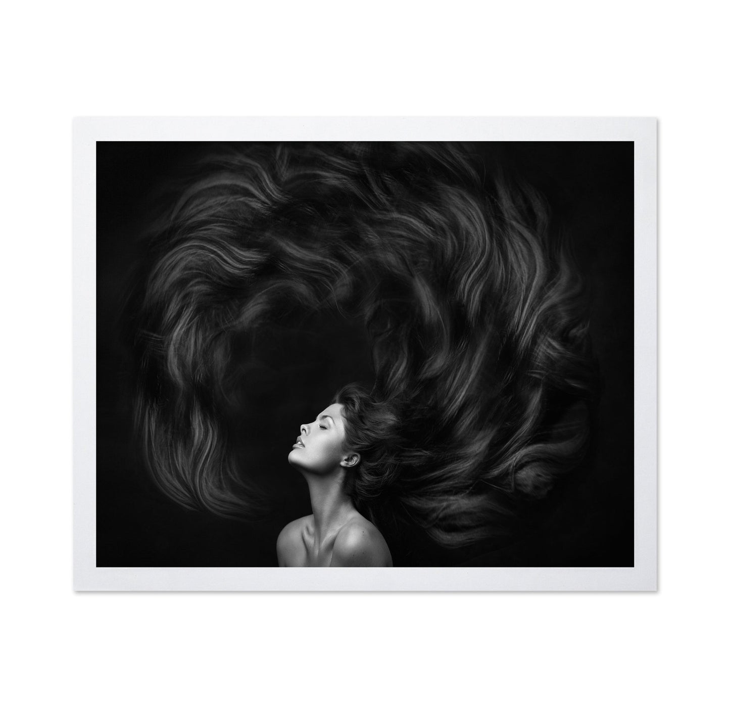 Flowing Hair Portrait