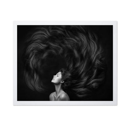 Flowing Hair Portrait
