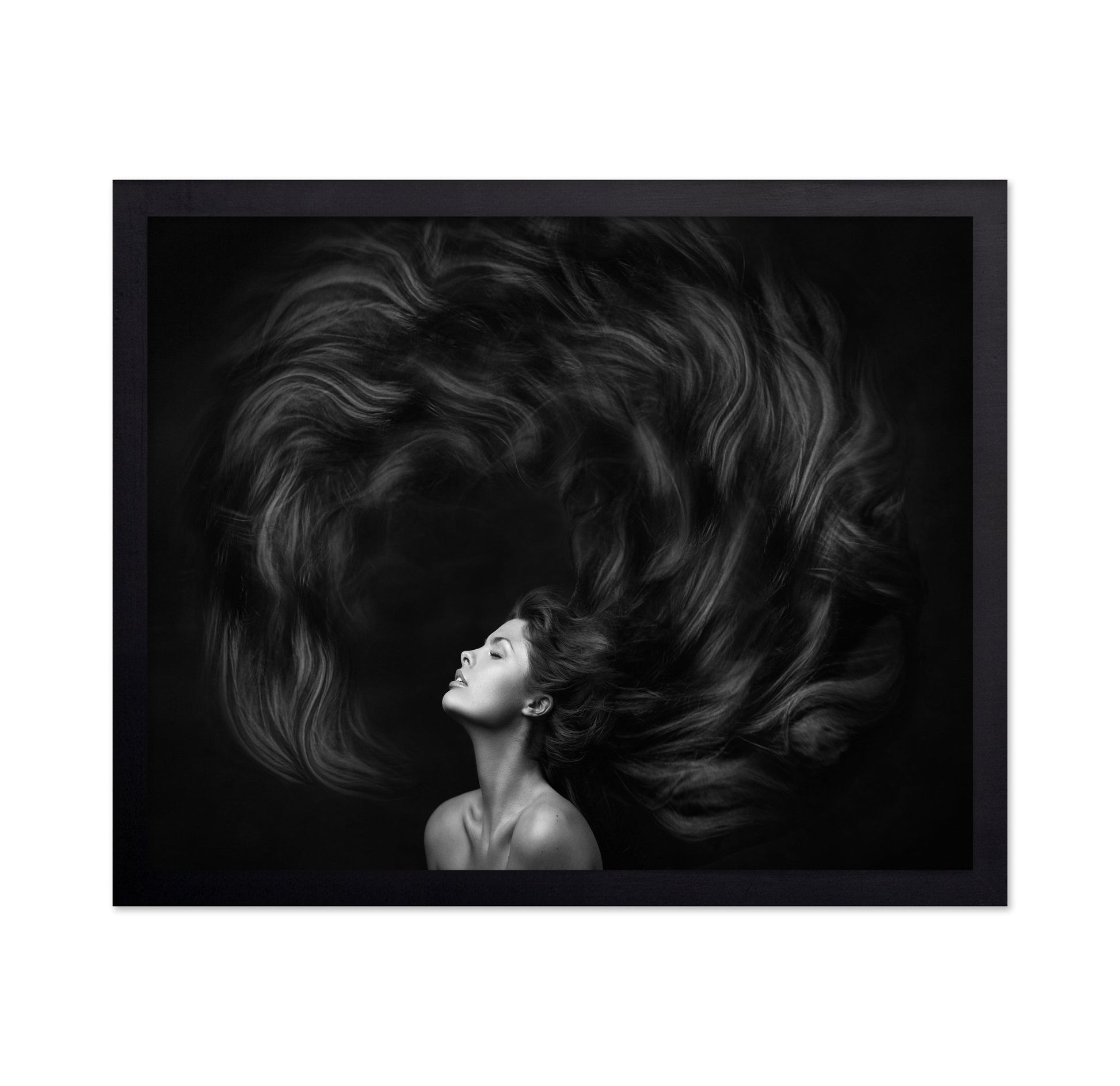 Flowing Hair Portrait