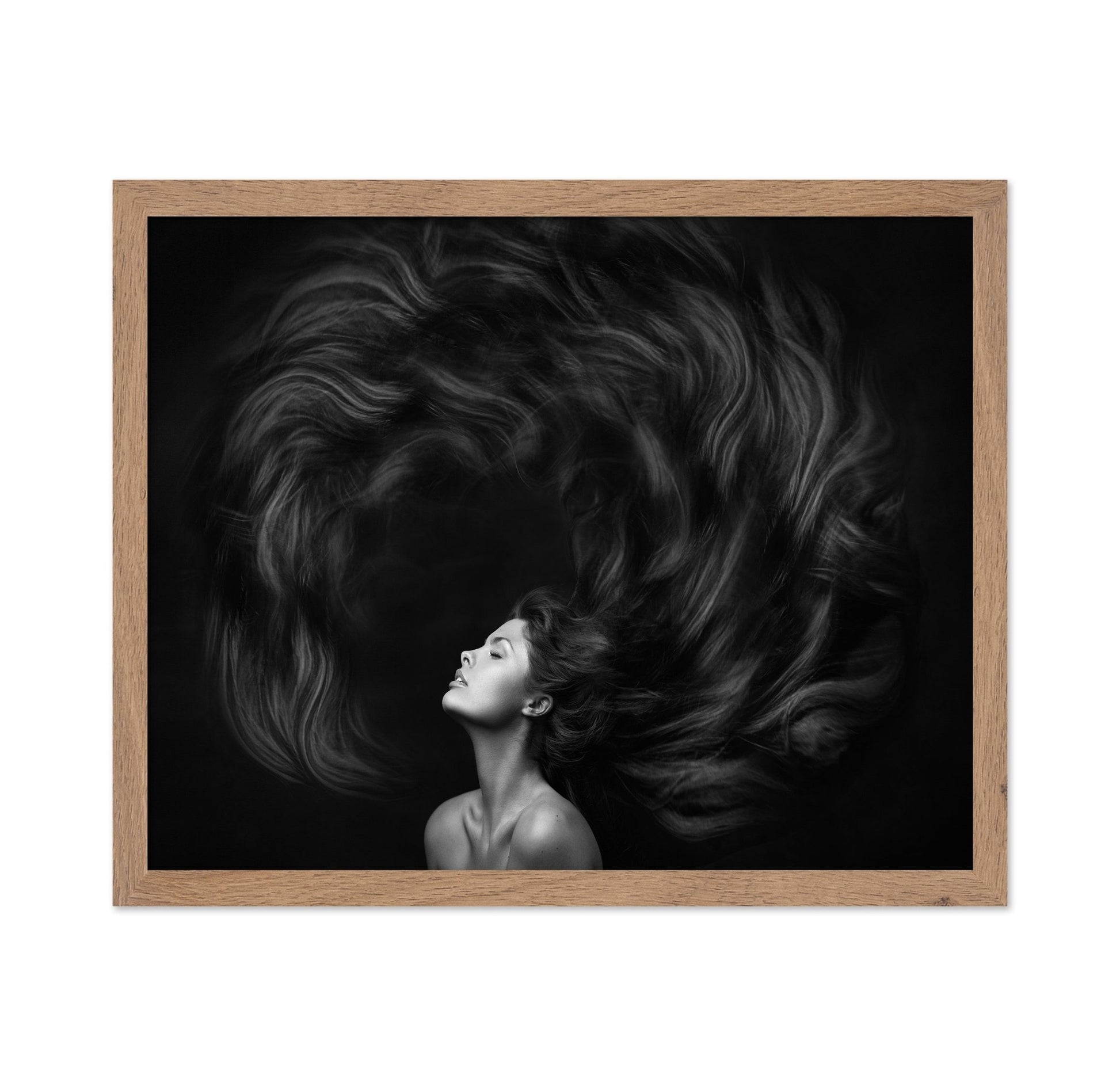 Flowing Hair Portrait