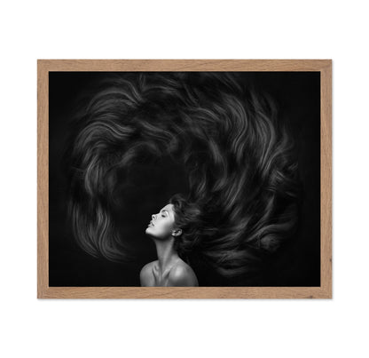 Flowing Hair Portrait