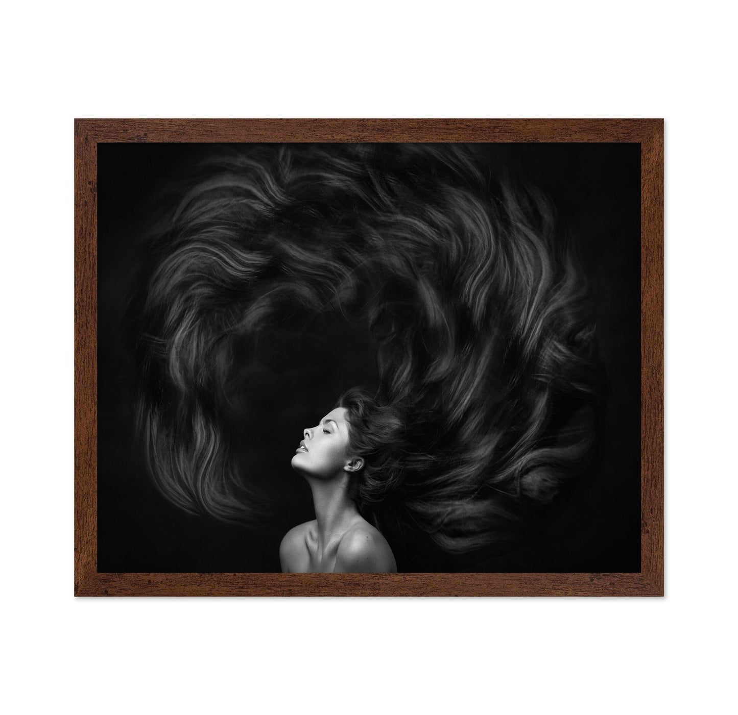 Flowing Hair Portrait