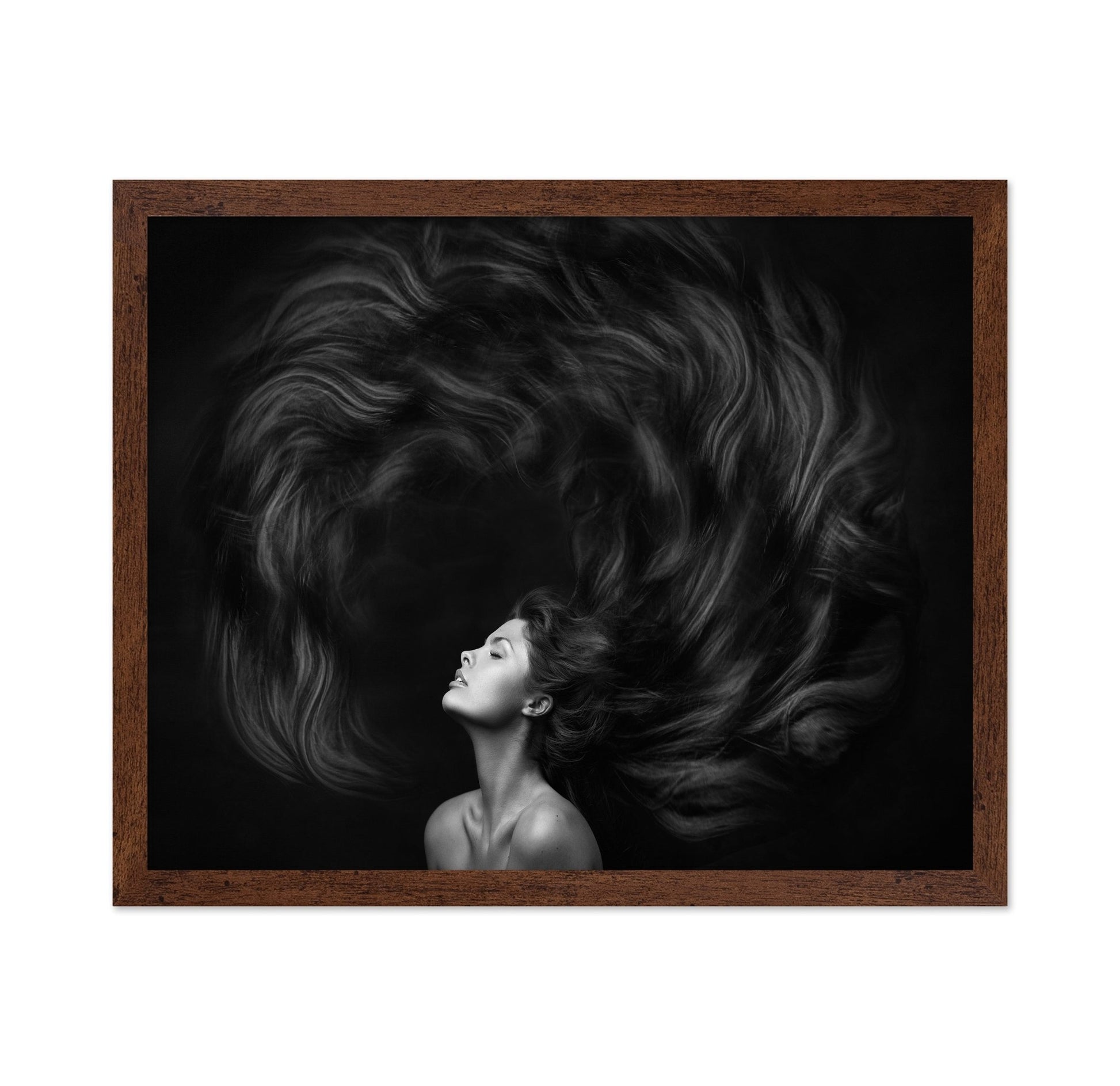 Flowing Hair Portrait