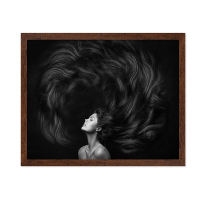 Flowing Hair Portrait