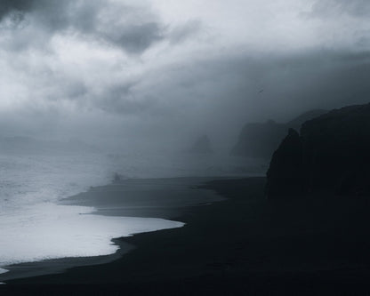 Stormy Black Beach