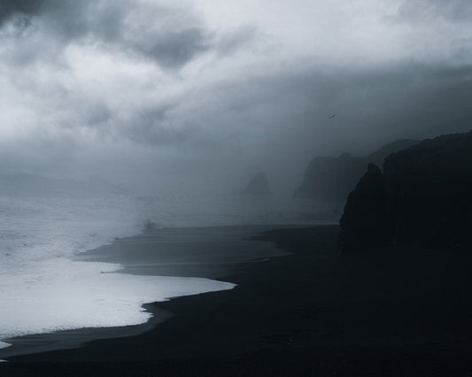 Stormy Black Beach