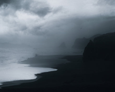 Stormy Black Beach