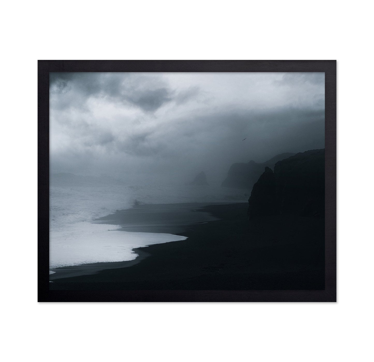 Stormy Black Beach