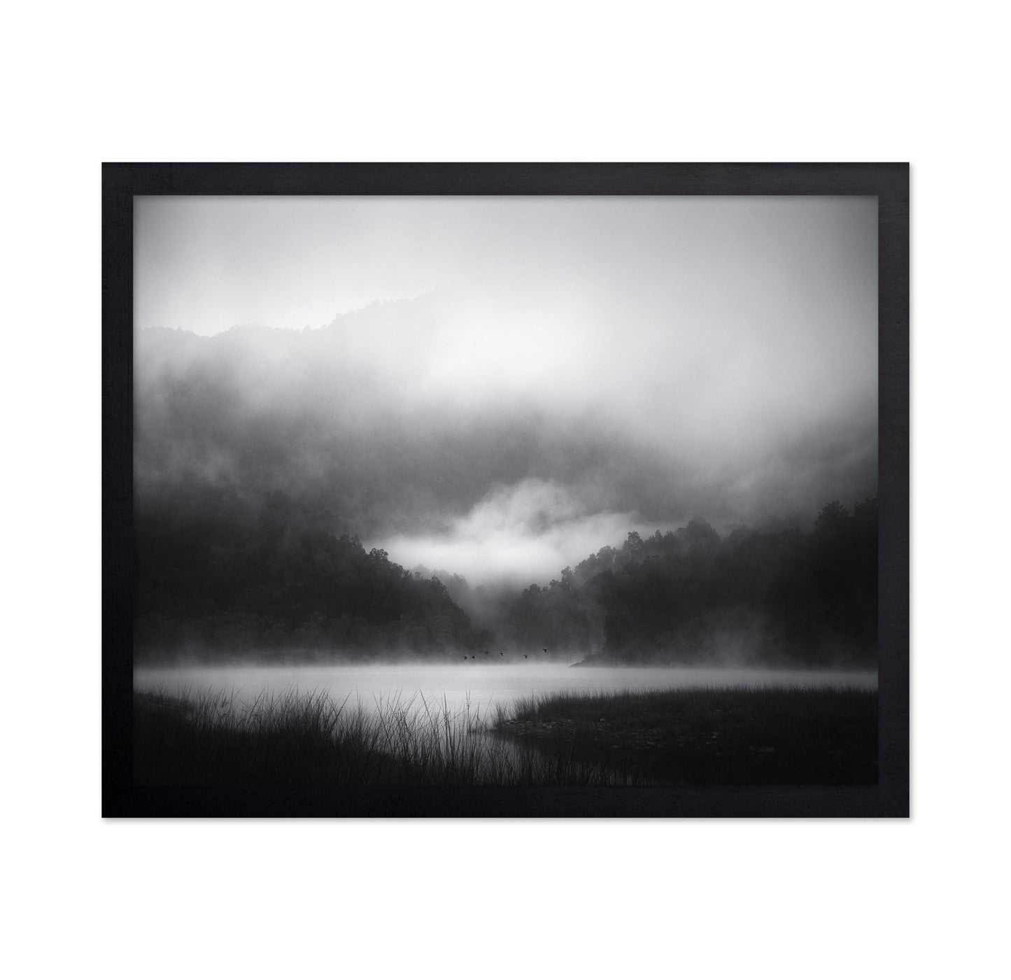 Misty Lake Silence