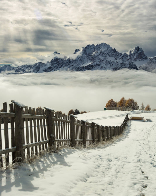 Snowy Mountain Path