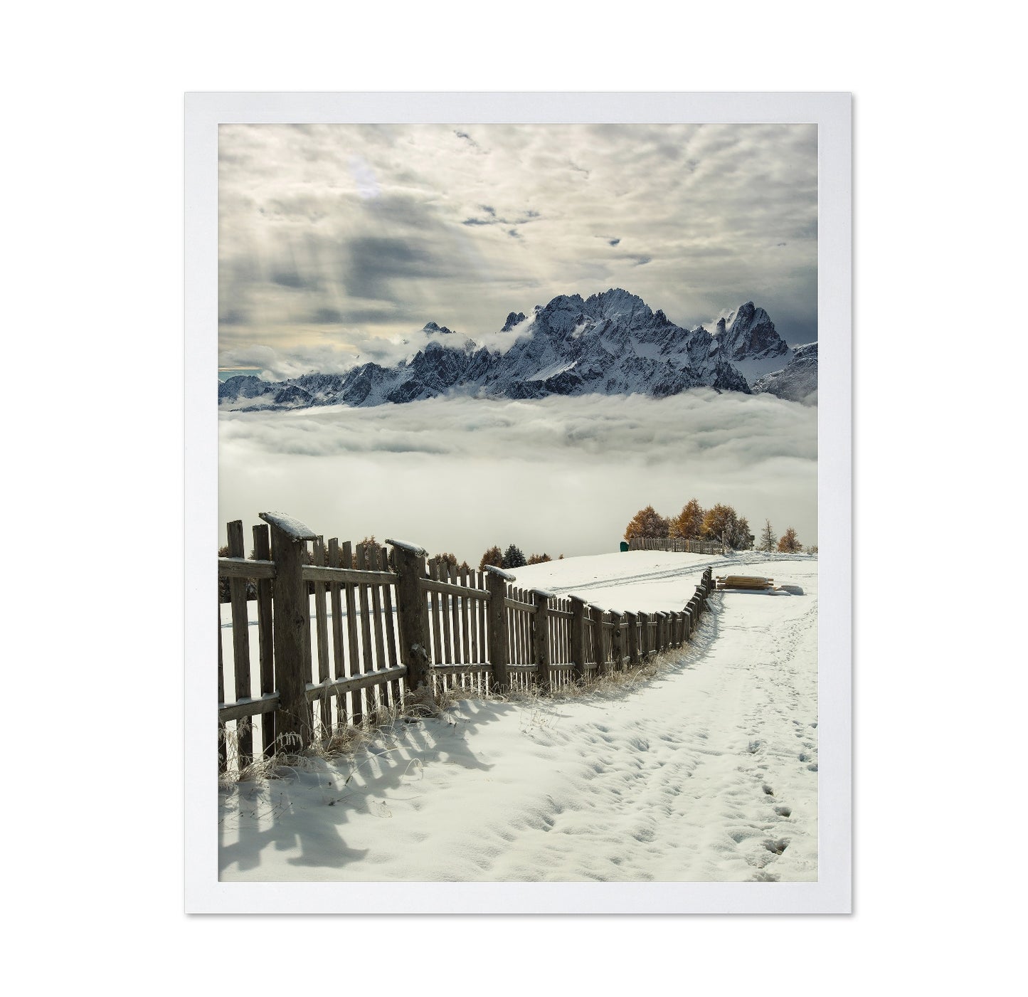 Snowy Mountain Path