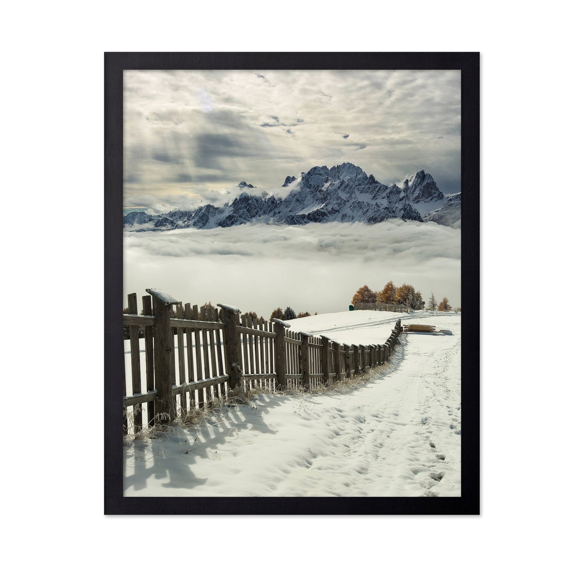 Snowy Mountain Path