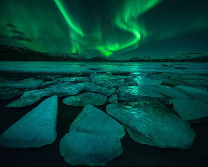 Arctic Aurora Glow