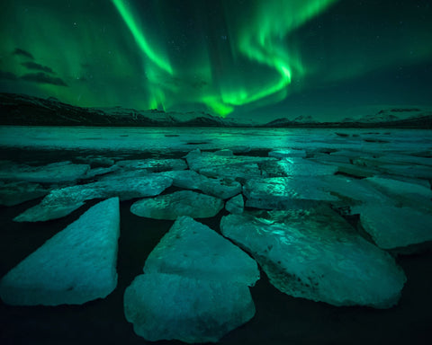 Arctic Aurora Glow
