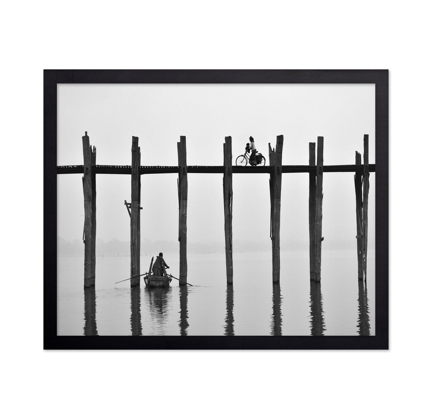 Crossing U Bein Bridge