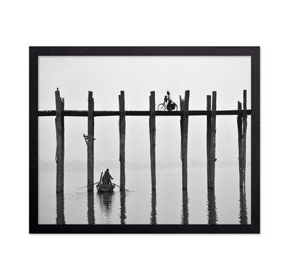 Crossing U Bein Bridge