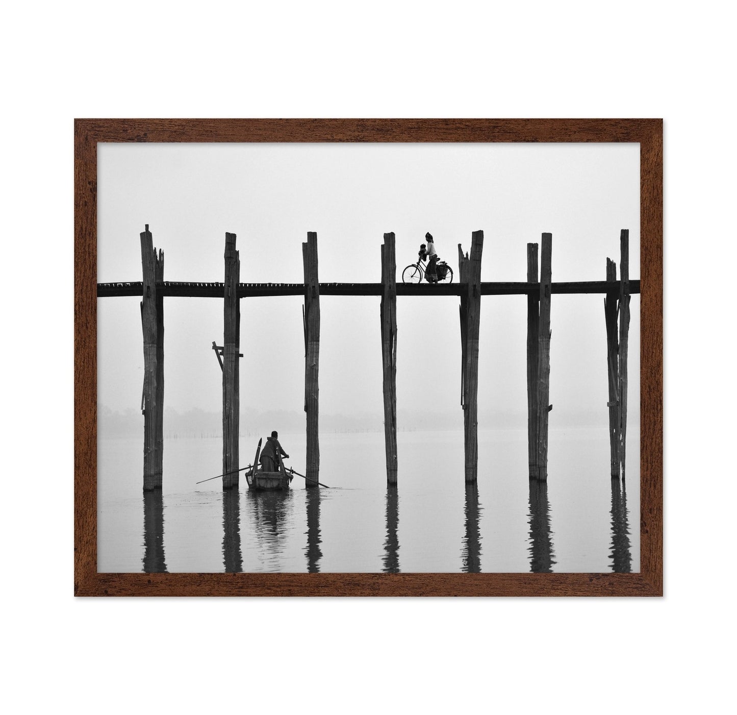 Crossing U Bein Bridge