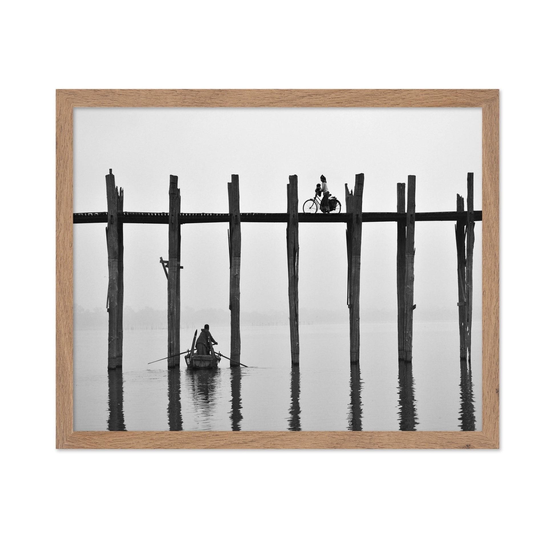 Crossing U Bein Bridge