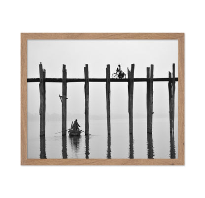 Crossing U Bein Bridge