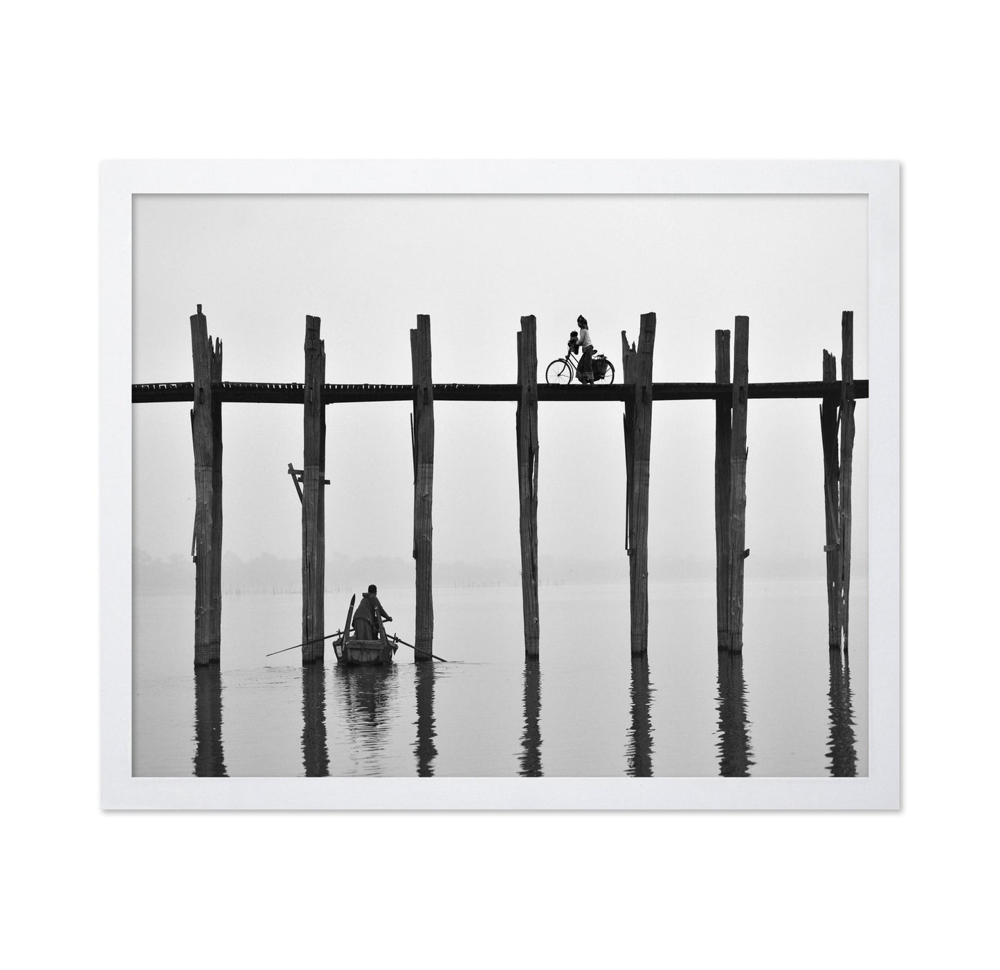 Crossing U Bein Bridge