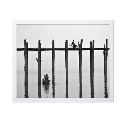 Crossing U Bein Bridge