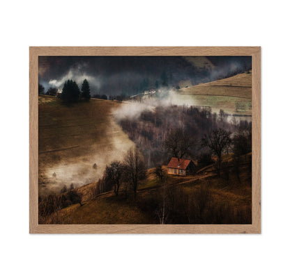 Misty Hillside Cabin