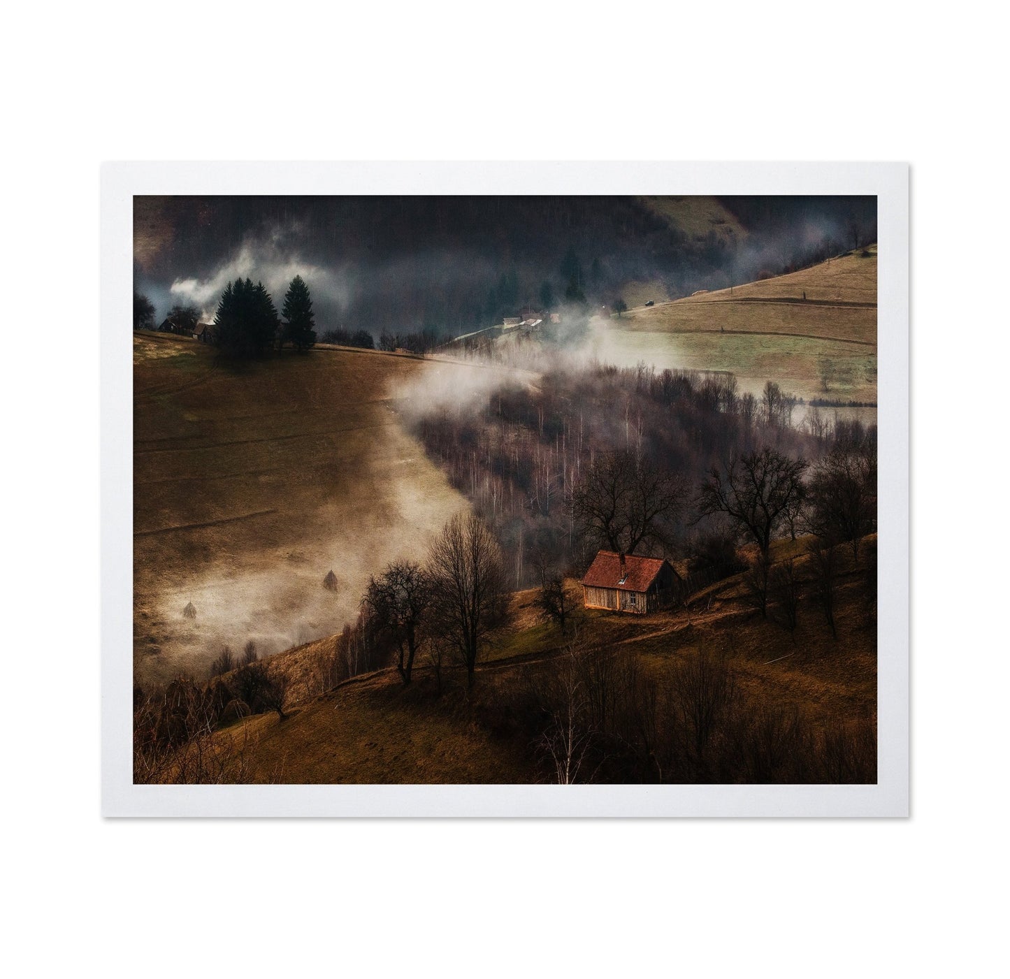 Misty Hillside Cabin