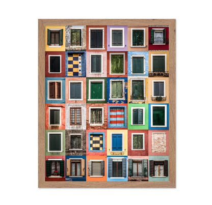 Colorful Window Grid