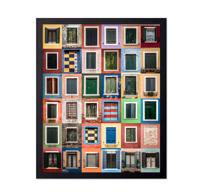 Colorful Window Grid