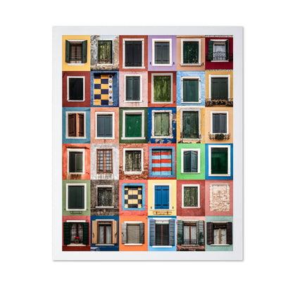 Colorful Window Grid