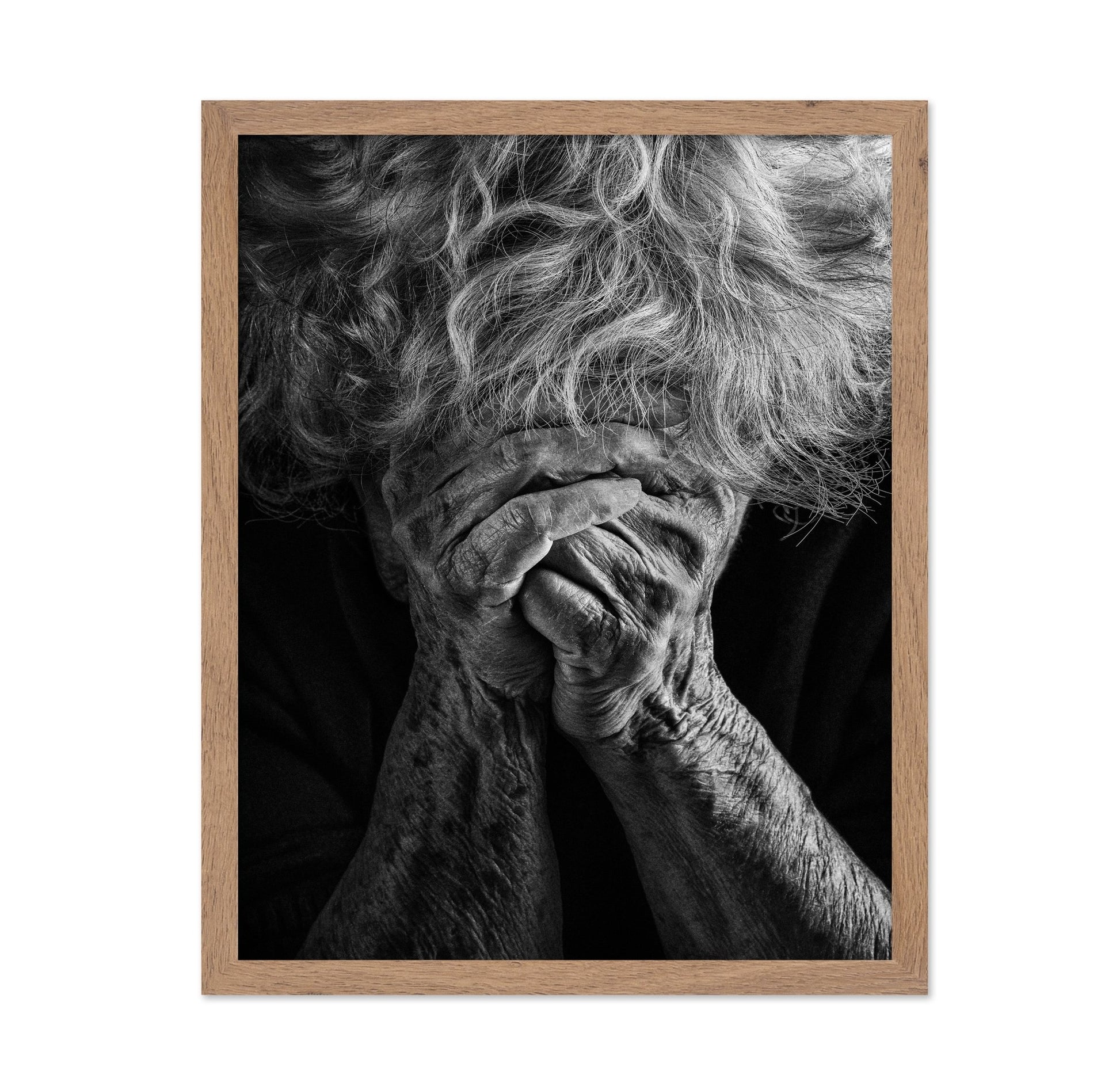 Aged Hands Reflection