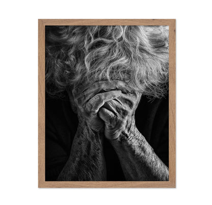 Aged Hands Reflection