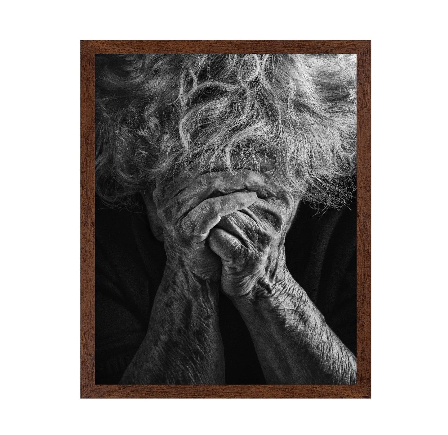 Aged Hands Reflection
