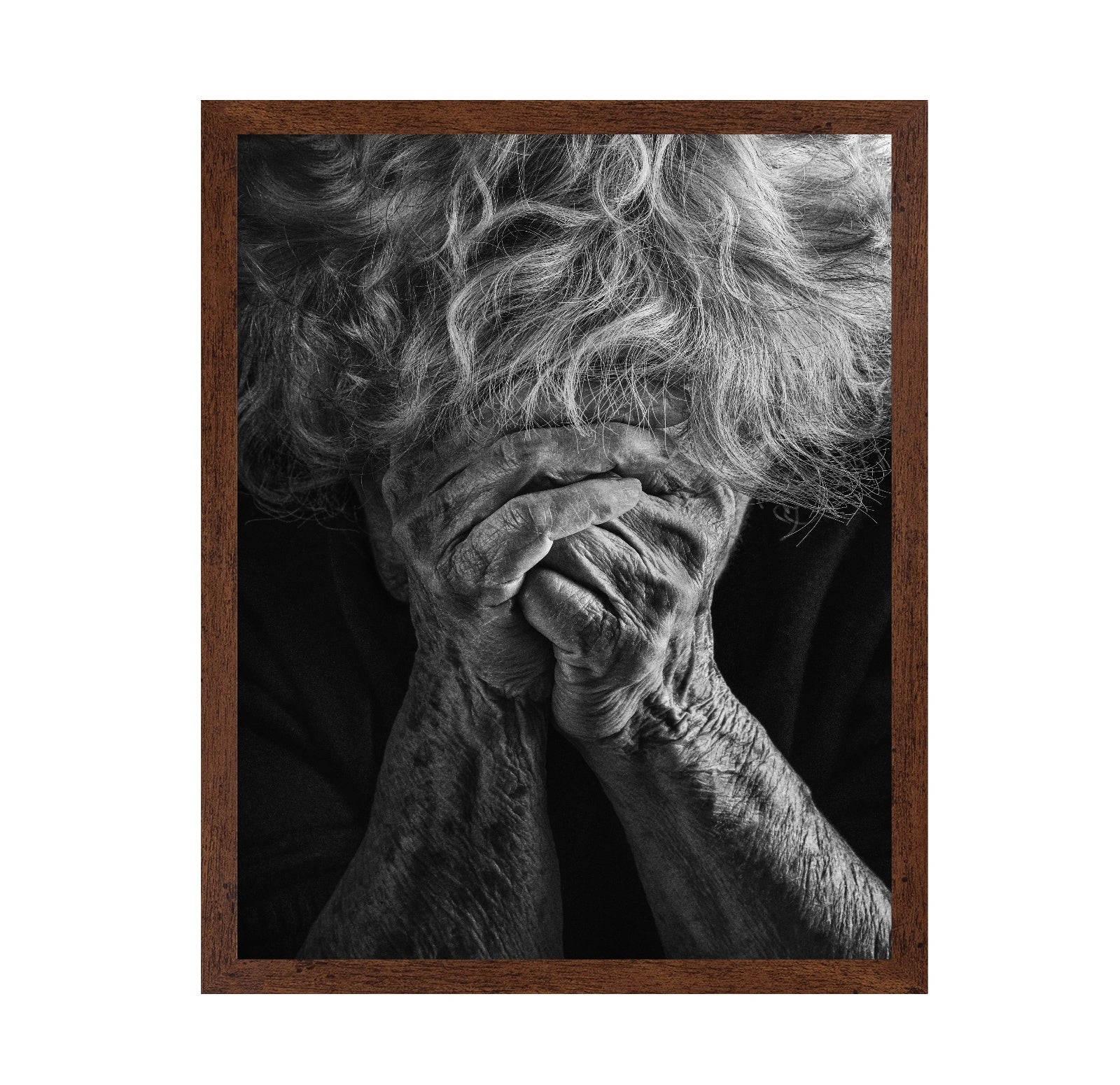Aged Hands Reflection
