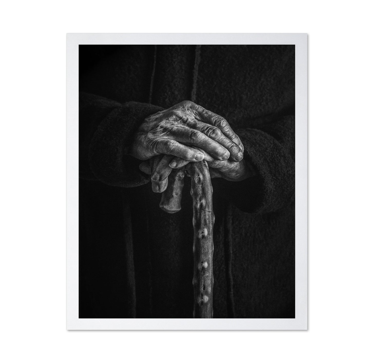 Weathered Hands Cane