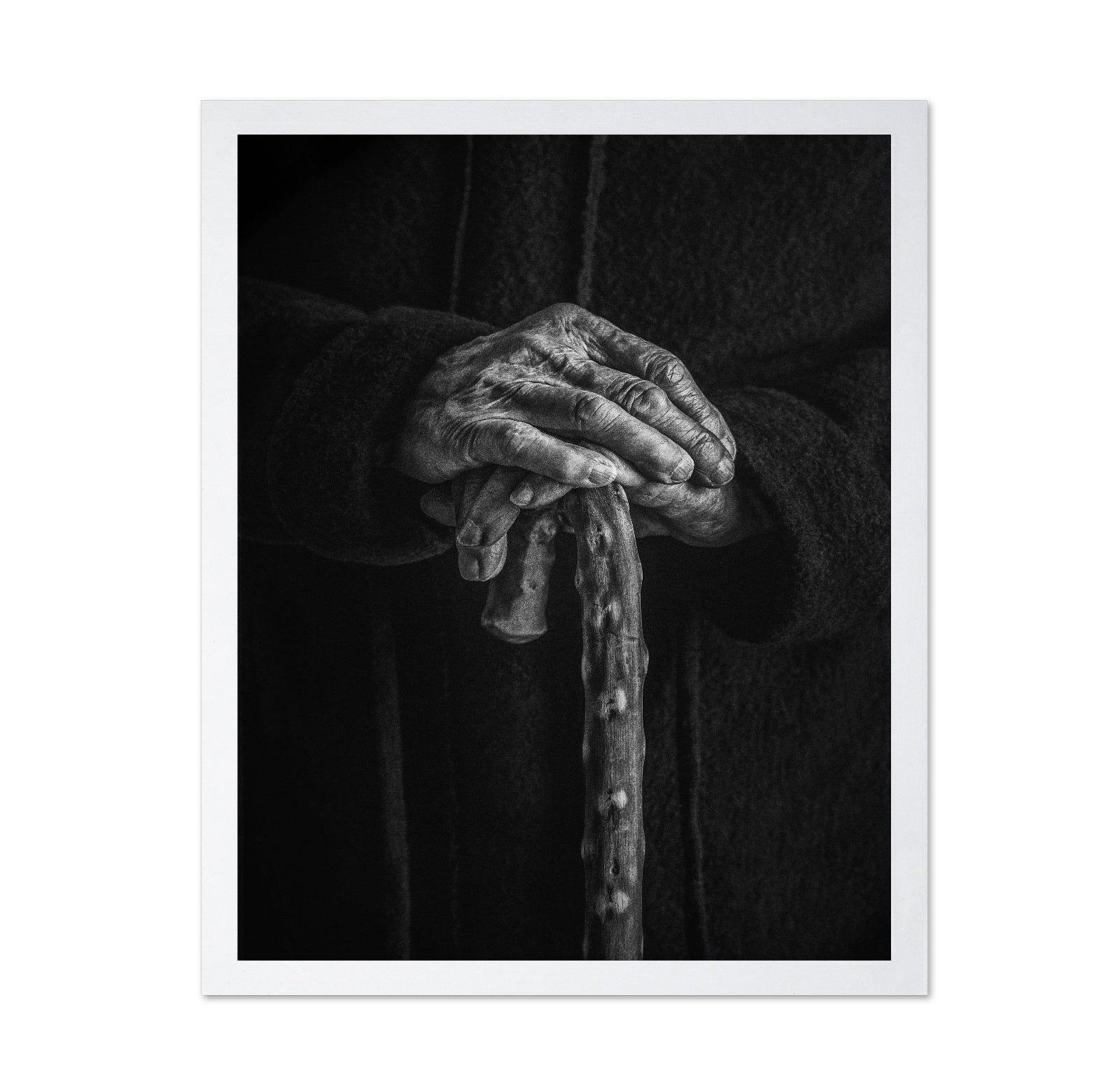 Weathered Hands Cane