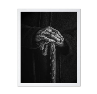Weathered Hands Cane