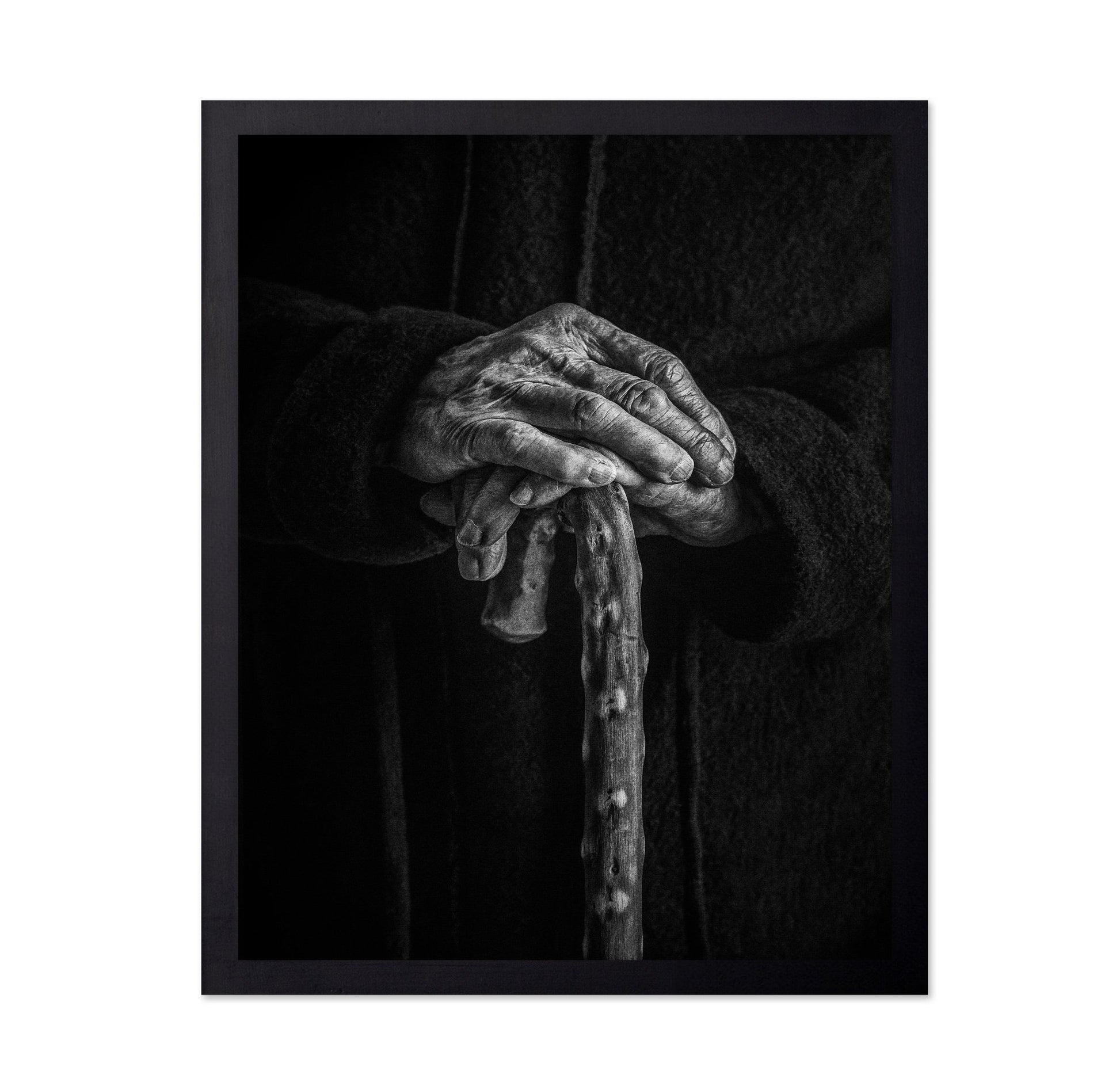 Weathered Hands Cane