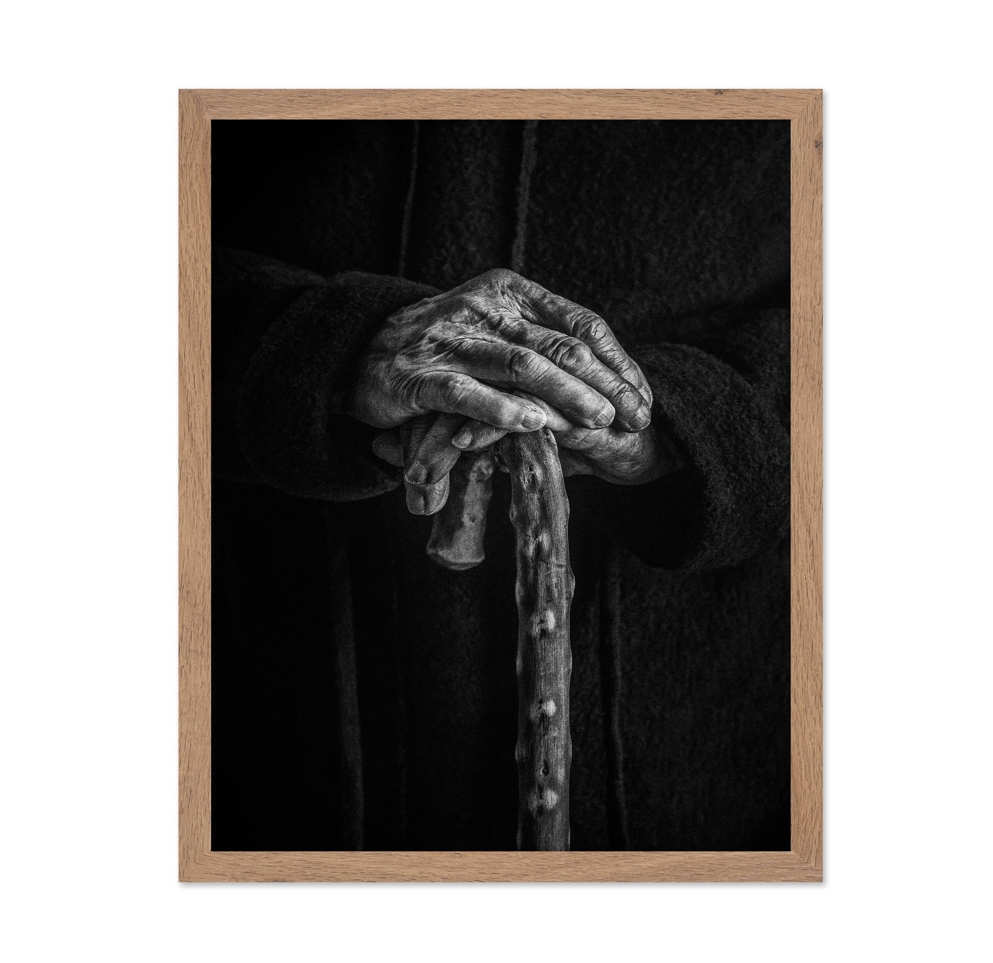 Weathered Hands Cane