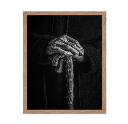 Weathered Hands Cane