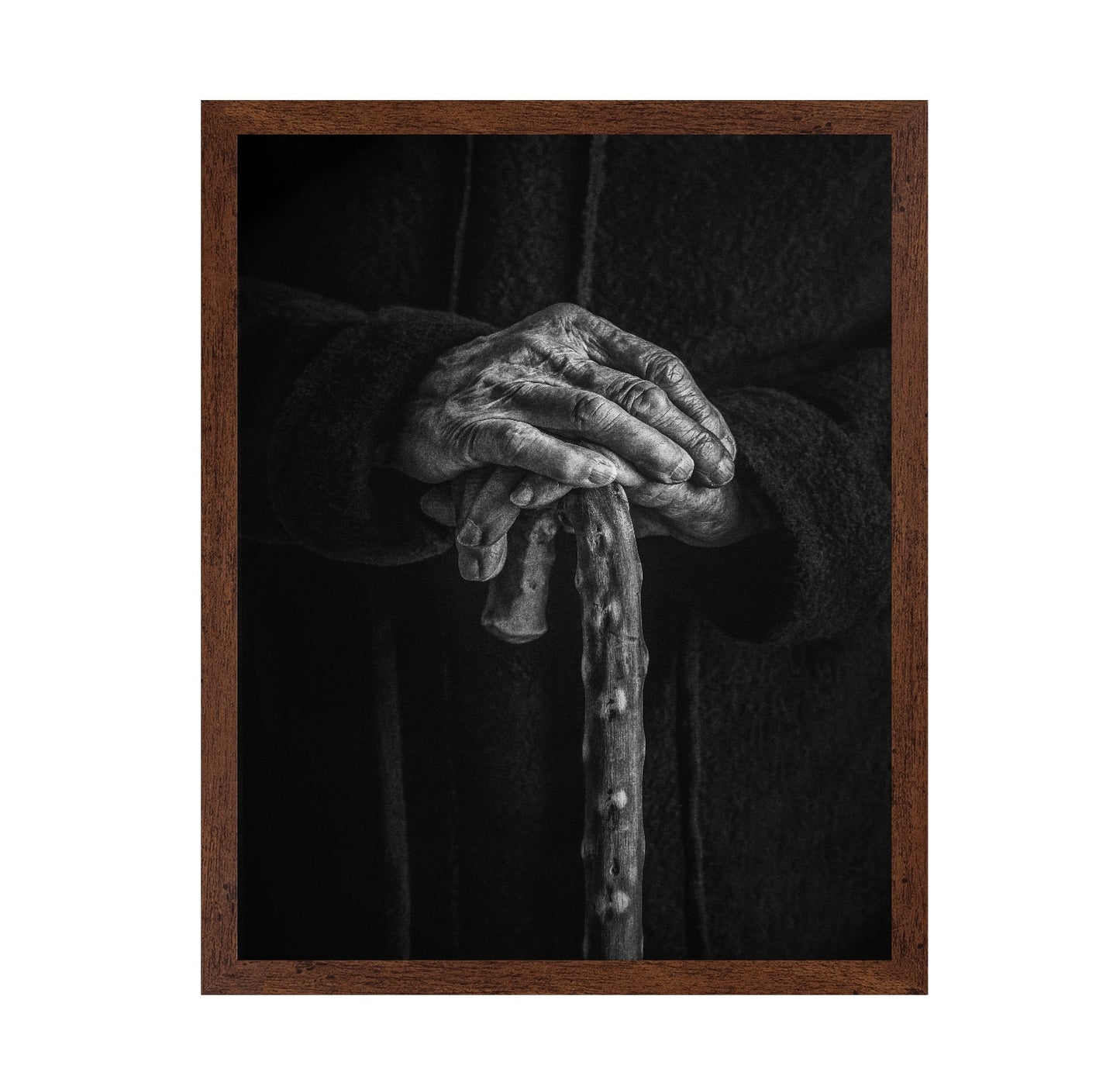 Weathered Hands Cane