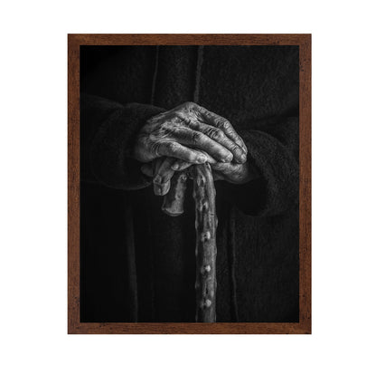 Weathered Hands Cane