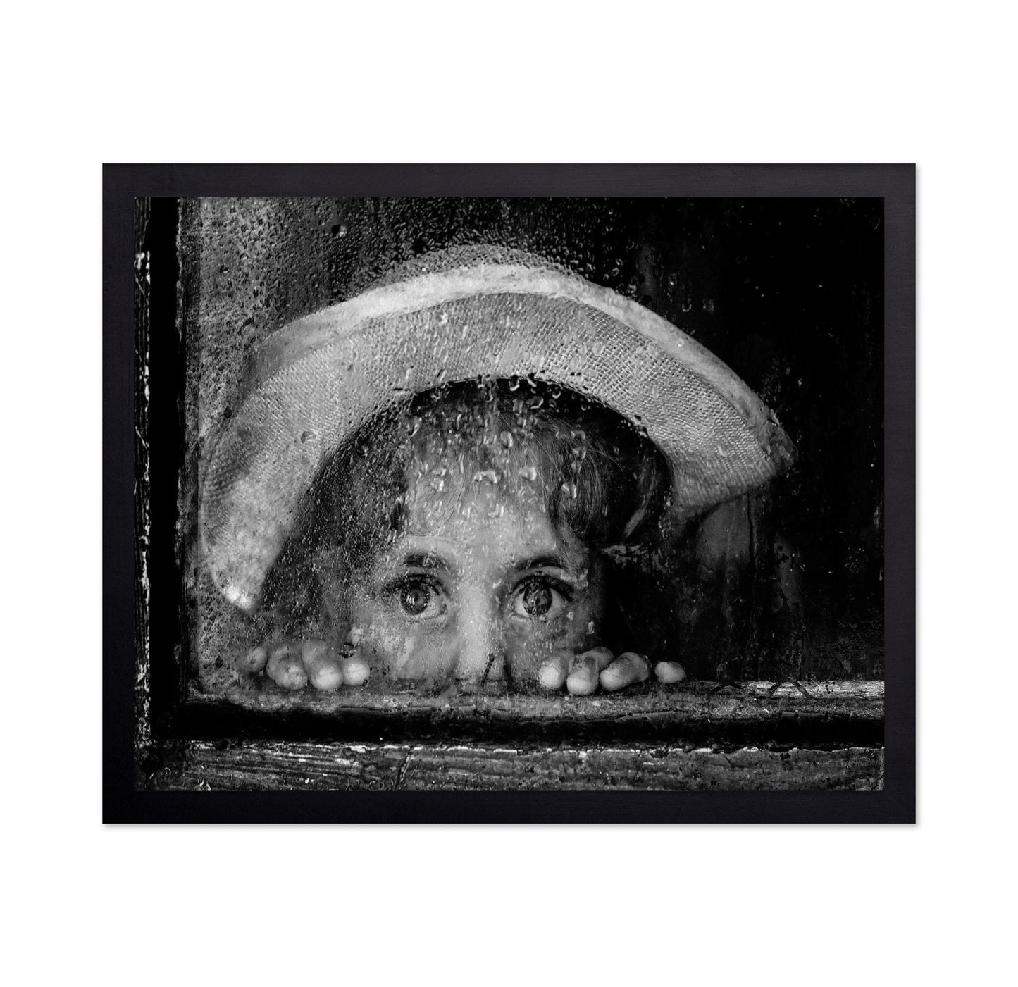 Curious Window Child