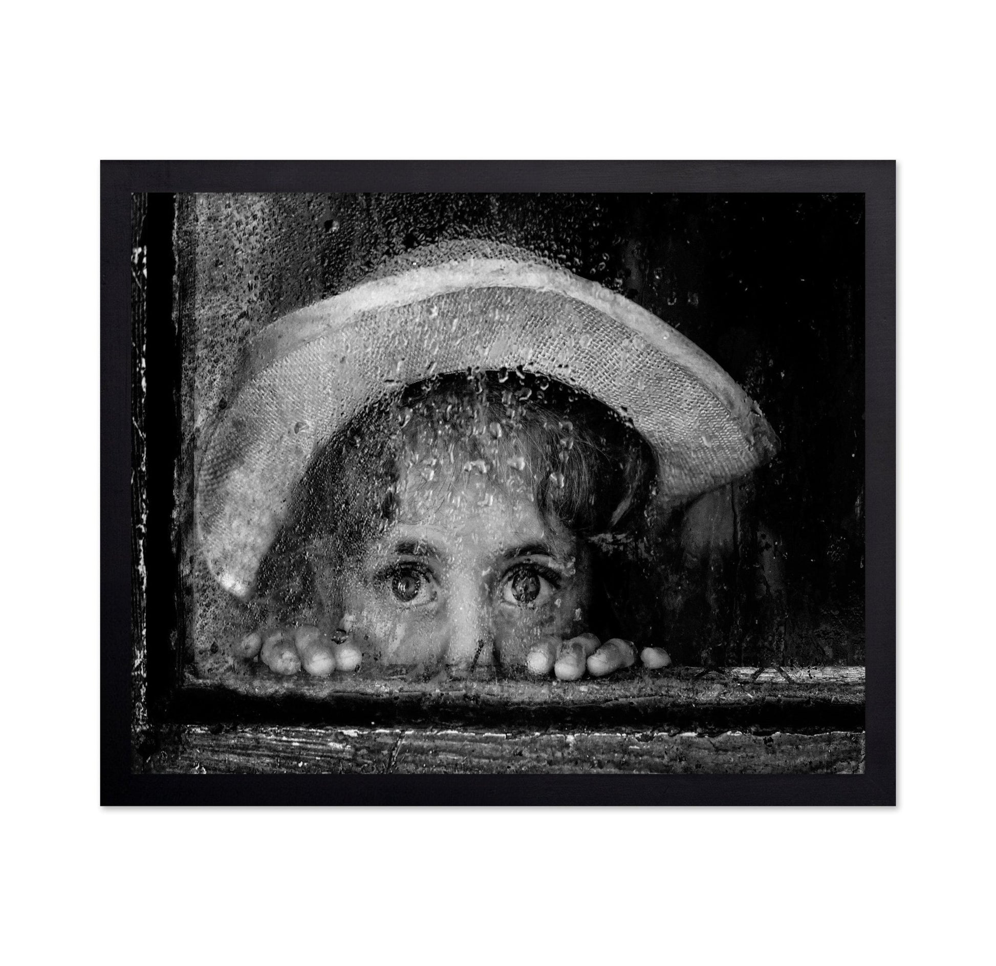 Curious Window Child